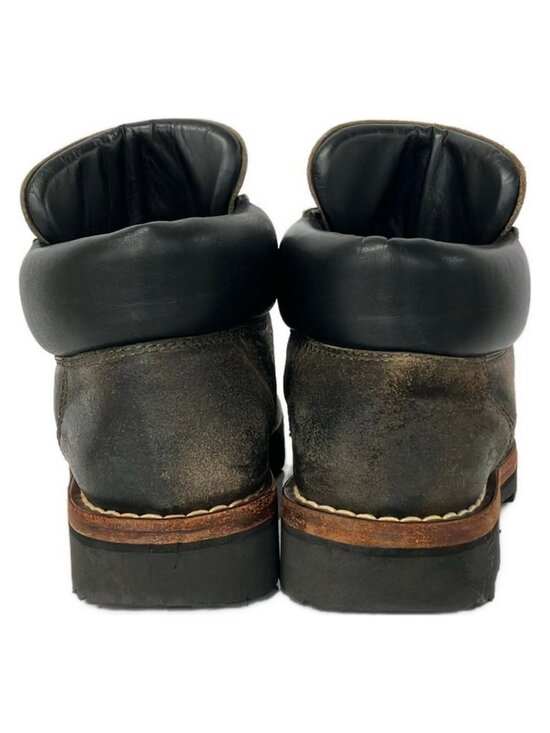 Dolce & Gabbana Short Boots 6 Dark Brown Black Leather main image 6